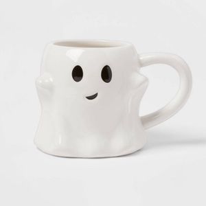 THRESHOLD Stoneware Ghost Halloween Mug